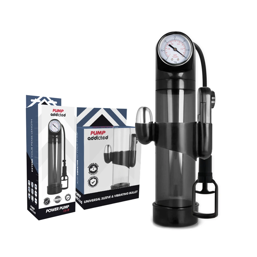 PUMP ADDICTED - WIBRATOR RX9 CZARNY